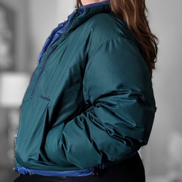 SOLD!Mountbel Vintag Reversible Down Puffer Jacket - Picture 5 of 8